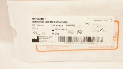 A&E Medical 024-200 MYO/Wire Temporary Cardiac Pacing Wire 1/2c 89mm x 26mm